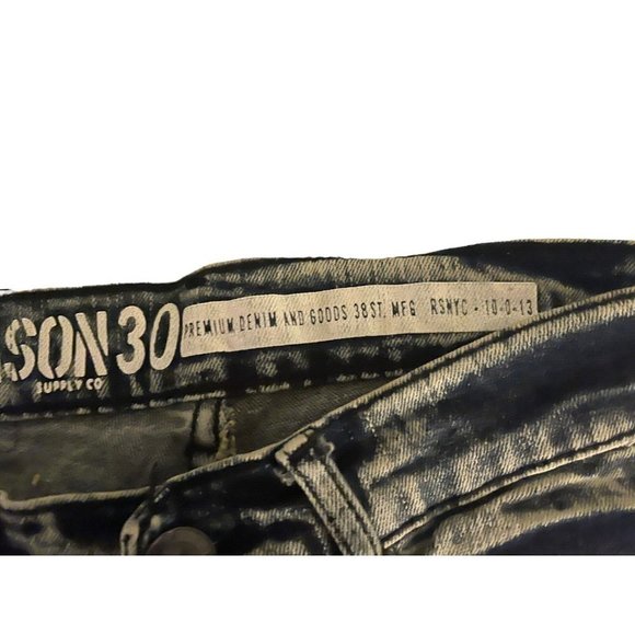 NWT Reason Skinny Jeans Move in‎ Silence Skateboard Streetwear 30Wx32L - Picture 10 of 13